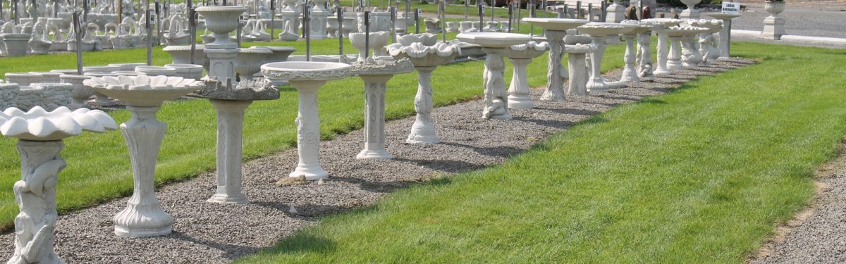 Large Bird Bath Bases | Concrete Garden Supply