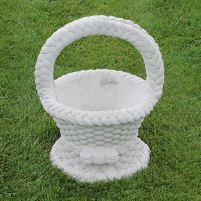 Basket Planter – Large with bow – Item#PL379