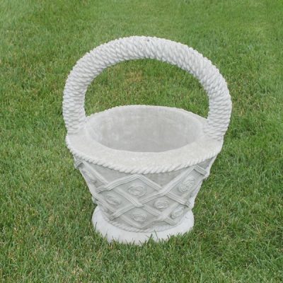 Basket Planter – Rosette – Item#PL389