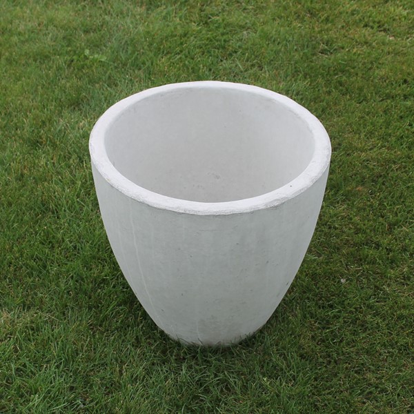Medium cone planter with a smooth finish