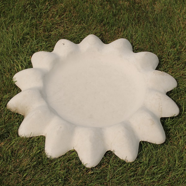 Fancy Serrated Large Bird Bath Top