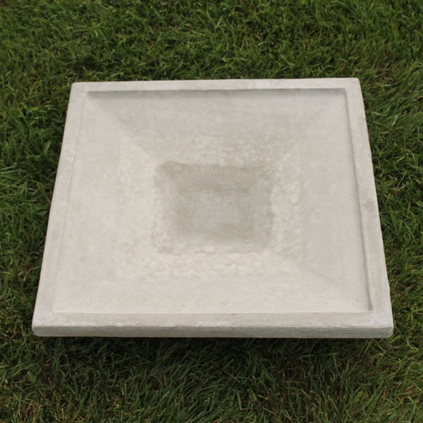 Square Bowl Large Bird Bath Top