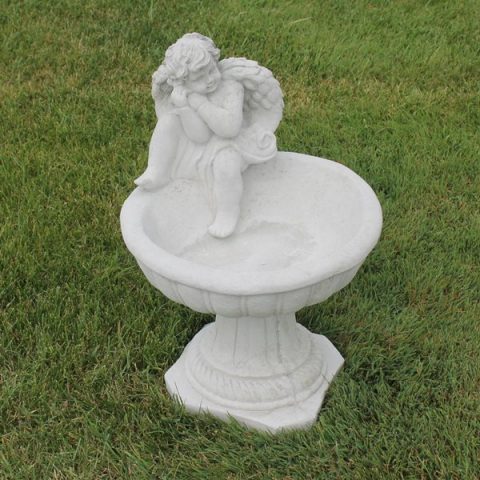 Angel Bird Bath | Concrete Garden Supply