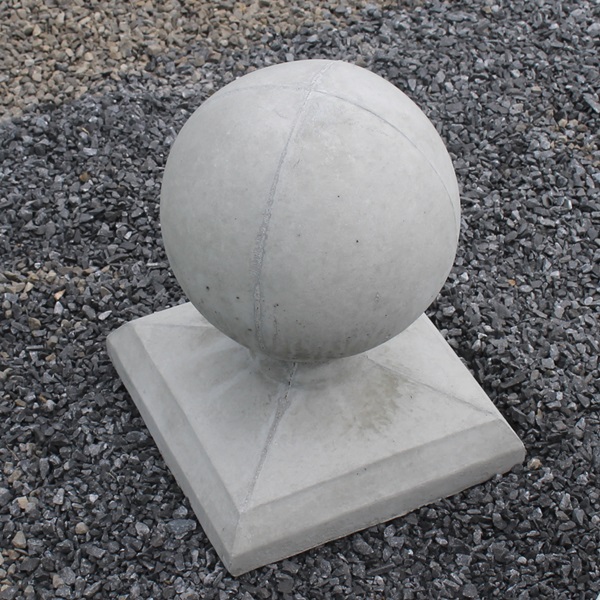 Column Ball 12" Concrete Garden Supply