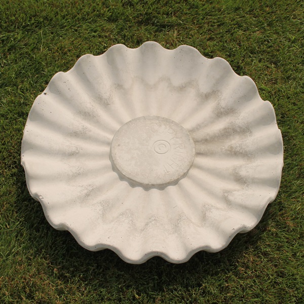 Large Clam Shell Top | Concrete Garden Supply