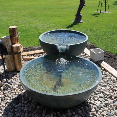 SPILLWAY BOWL AND BASIN LANDSCAPE FOUNTAIN KIT