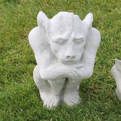 medium Thinking 'Brutus' Gargoyle N Concrete Garden Supply