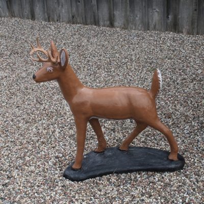 Medium Standing Deer with Antlers