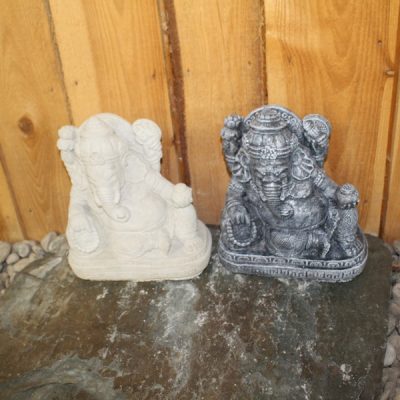 Ganesha, or Ganesh on Throne on its Side