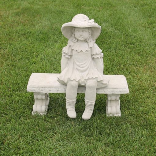 Country Girl with Bench