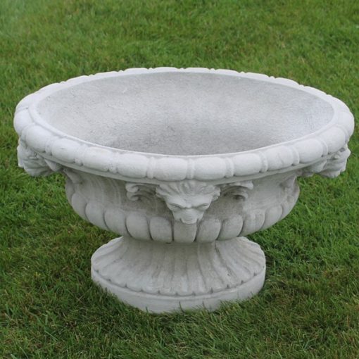 Oval Lion Planter