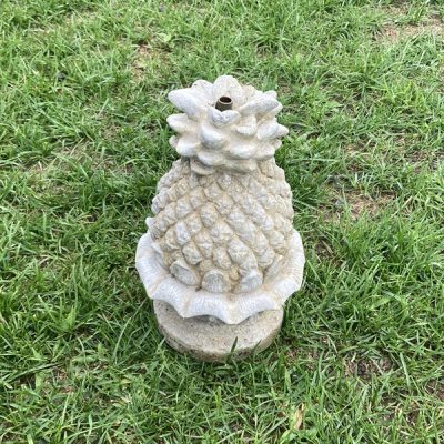 Pineapple fountain topper N Concrete Garden Supply