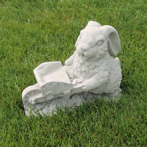 Rabbit with wheelbarrow