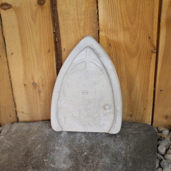 Large Pointed Arch Fairy Door N Concrete Garden SUpply