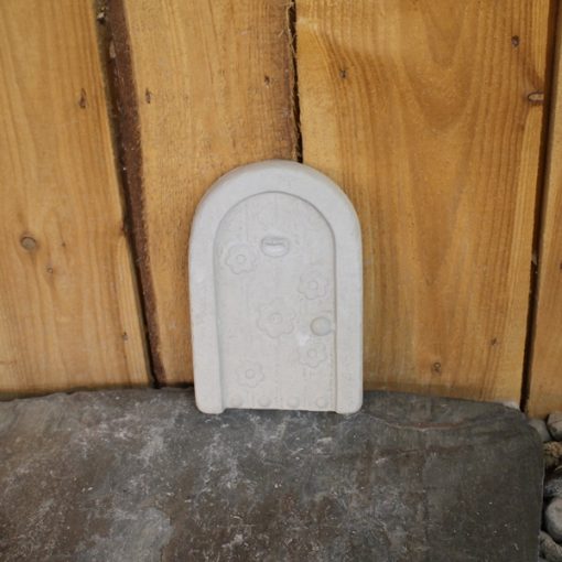 Round Flower Fairy Door N Concrete Garden Supply