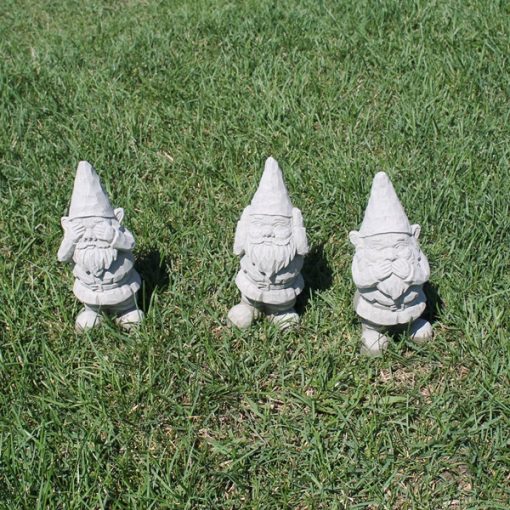 Speak, See, Hear No Gnomes