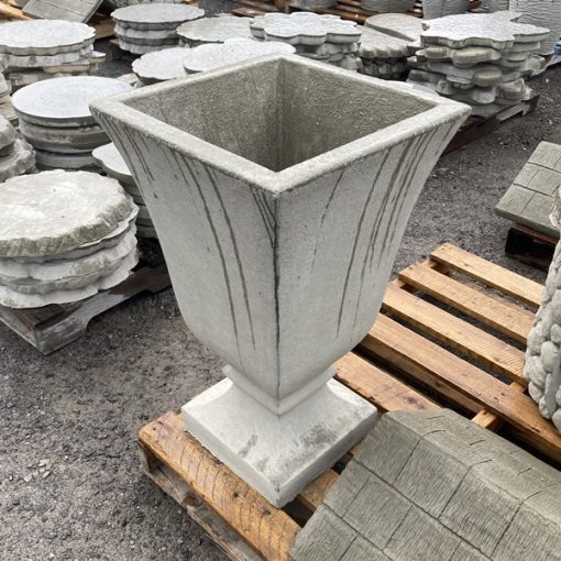 Square Flared Vase 1 N Concrete Garden Supply