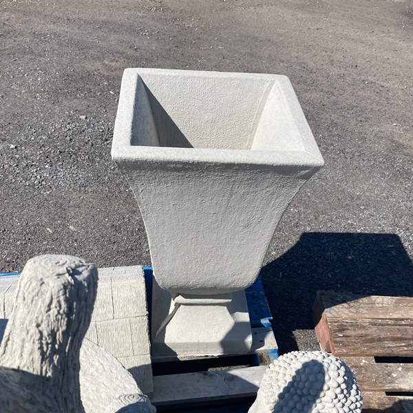 Square Flared Vase N Concrete Garden Supply