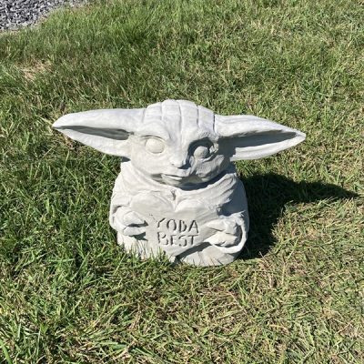 Yoda Best Grogu N Concrete Garden Supply