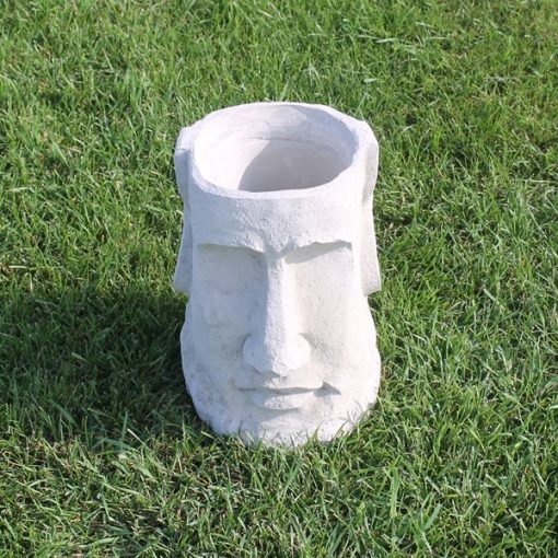 Easter Island Head Planter N Concrete Garden Supply