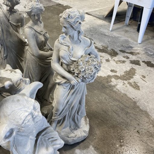 Goddess of Spring (roses) Concrete Garden Supply