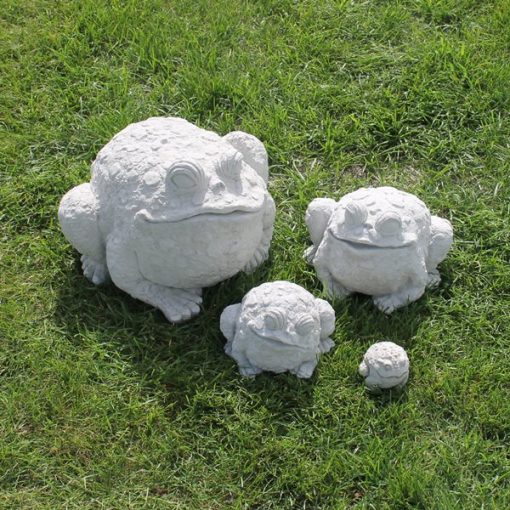 Grumpy Frog Family N Concrete Garden Supply