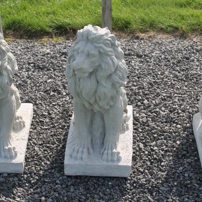 Right Sitting Lion (head turned right) N Concrete Garden Supply