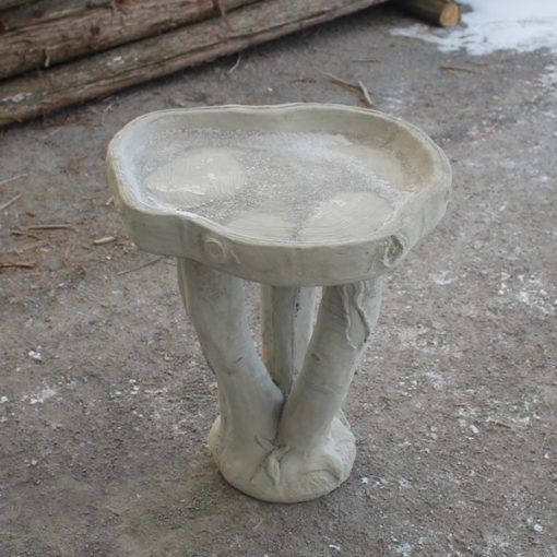 Birch Bird Bath N Concrete Garden Supply