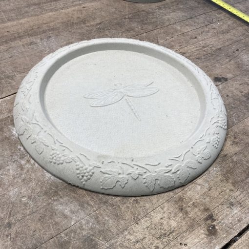 Butterfly Bath with Dragon Fly1 N Concrete Garden Supply