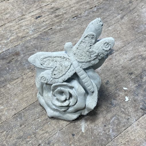 Dragon Fly on Rose N Concrete Garden Supply