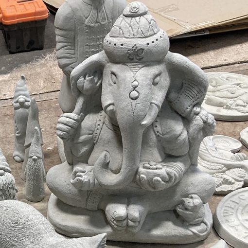 Ganesh with Mouse N Concrete Garden Supply