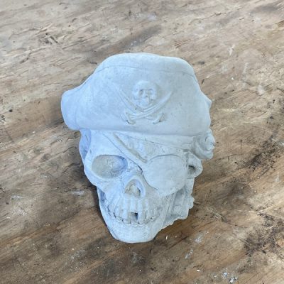 Pirate Skull N Concrete Garden Supply