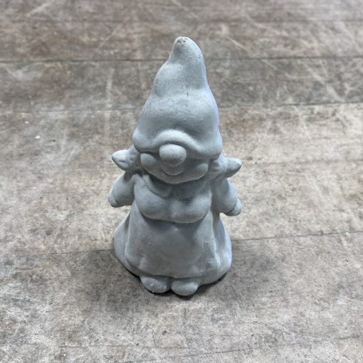 Small Matron Girl Gnome N Concrete Garden Supply