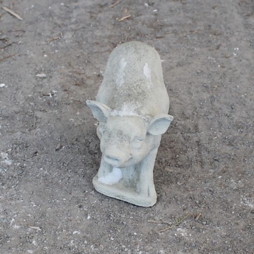 Small Standing Pig Wilbur N Concrete Garden Supply