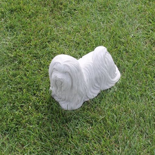 Maltese or Long Haired Dog1 N Concrete Garden Supply