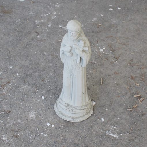 St. Francis with cross and dove N Concrete Garden Supply