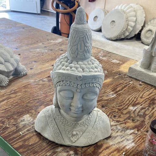 Fancy Buddha Head N Concrete Garden Supply