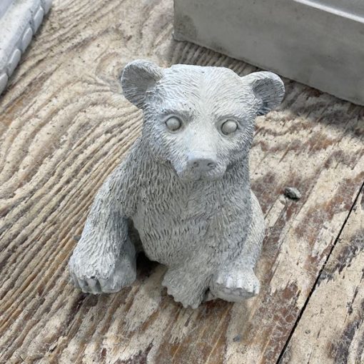 Small Sitting Bear N Concrete Garden Supply