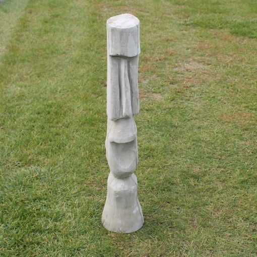 Big Wood Pole Carving N Concrete Garden Supply