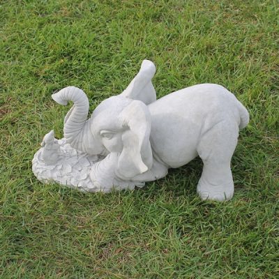 Elephant with Mouse N Concrete Garden Supply