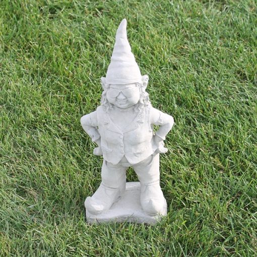 Female Biker Gnome N Concrete Garden Supply