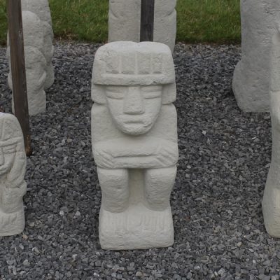 Medium Carving Tiki Mayan Egyptian N Concrete Garden Supply
