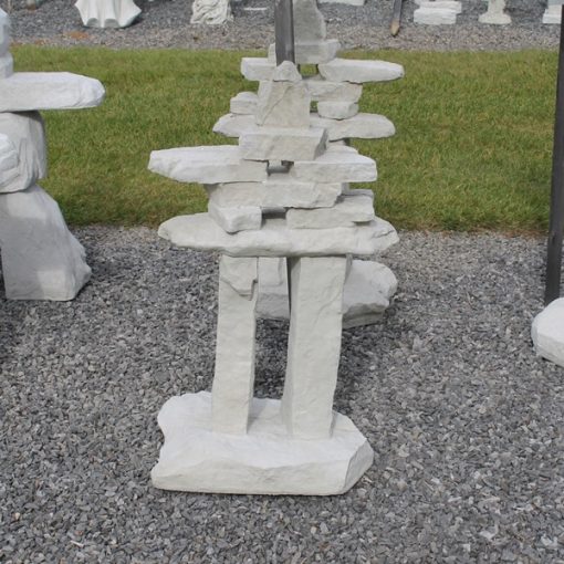 Medium Square Rock Inukshuk N Concrete Garden Supply