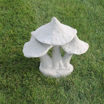 Medium Triple Mushroom N Concrete Garden Supply