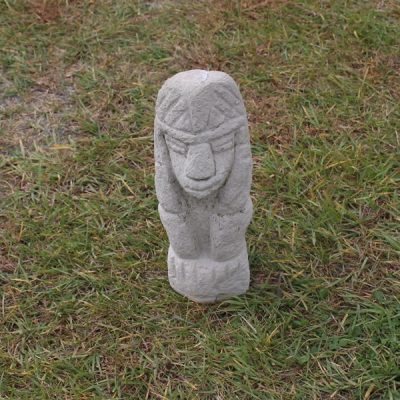 Small Carving Tiki Mayan Egyptian N Concrete Garden Supply