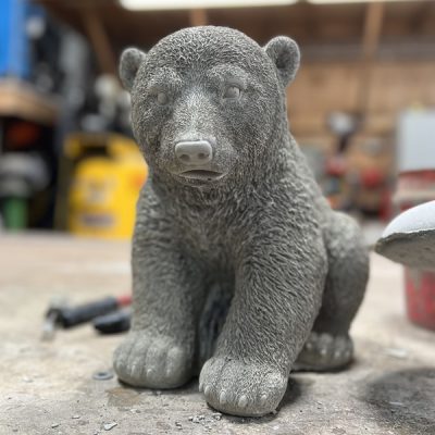 Sitting Bear Cub N Concrete Garden Supply