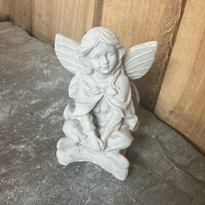 Small Sitting Fairy N Concrete Garden Supply