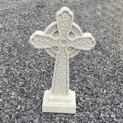 Pretty Flowered Celtic Cross