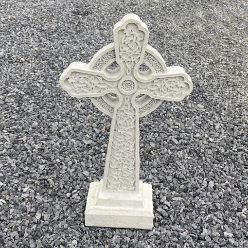 Flowered Celtic Cross 1 N Concrete Garden Supply