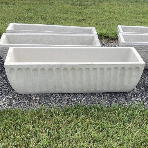 Large Ribbed Planter N Concrete Garden Supply